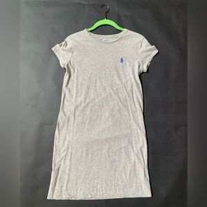 Ralph Lauren Polo tee shirt dress, Medium, Gray, worn once